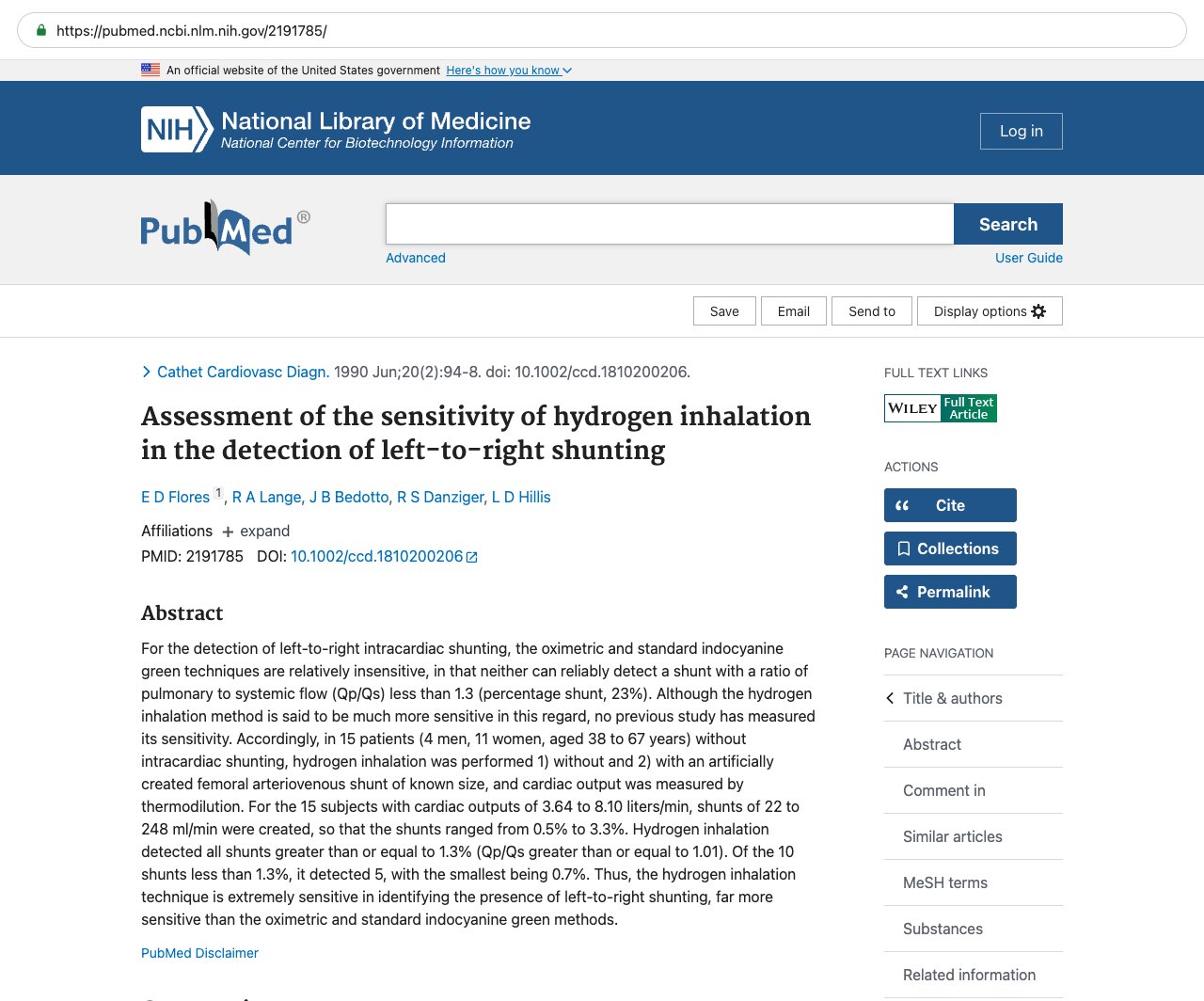 Screenshot — PubMed 2191785