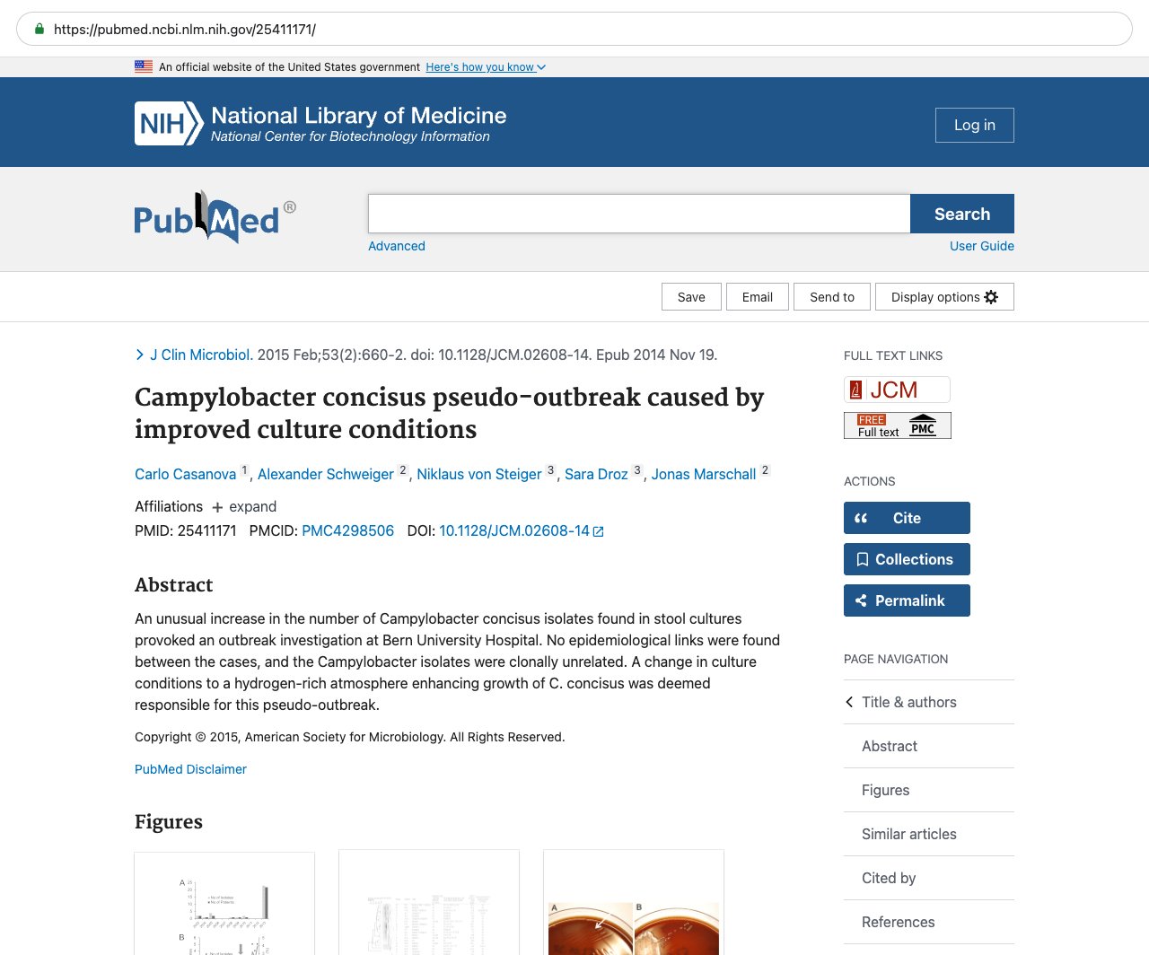 Screenshot — PubMed 25411171