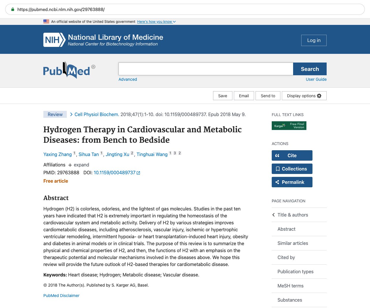Screenshot — PubMed 29763888