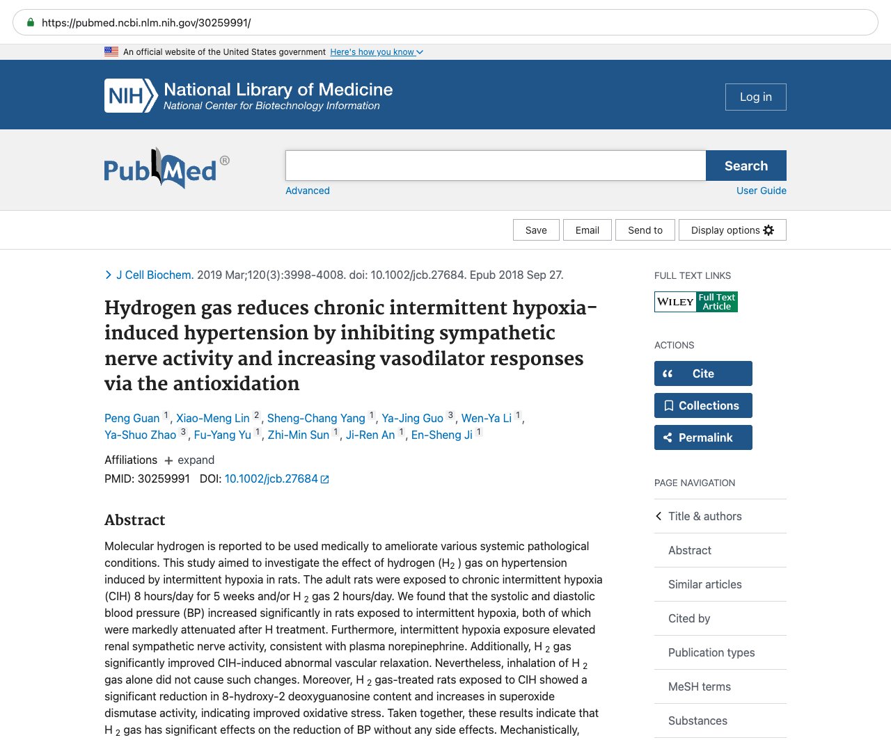 Screenshot — PubMed 30259991