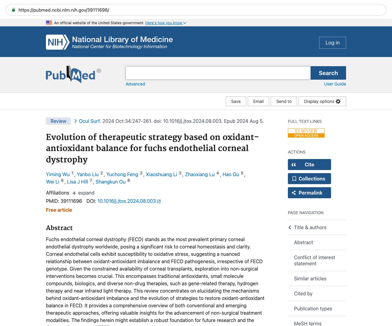 Screenshot — PubMed 39111696