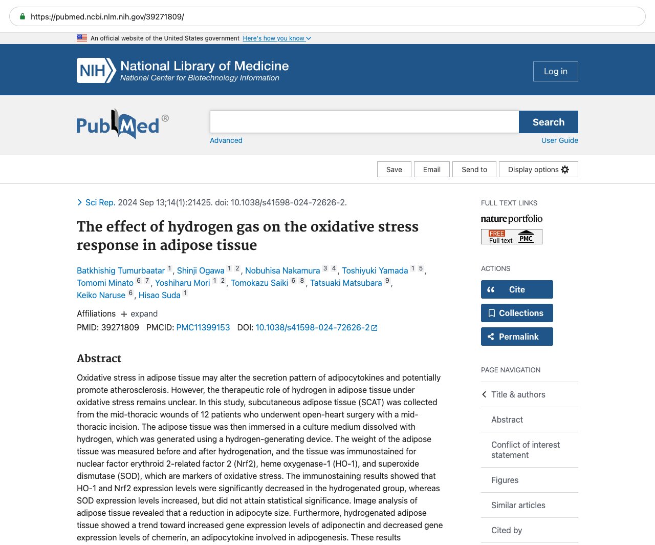 Screenshot — PubMed 39271809
