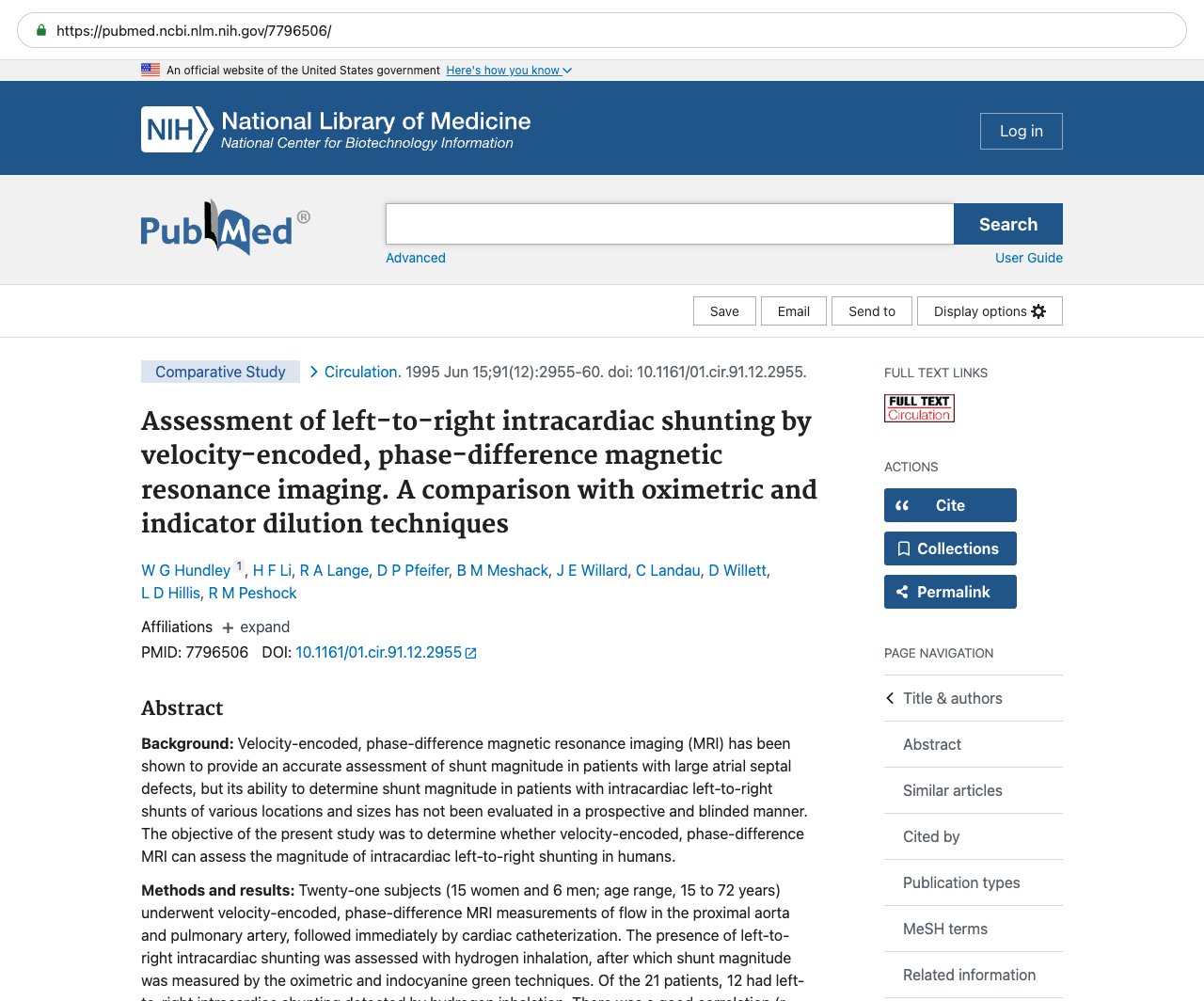 Screenshot — PubMed 7796506