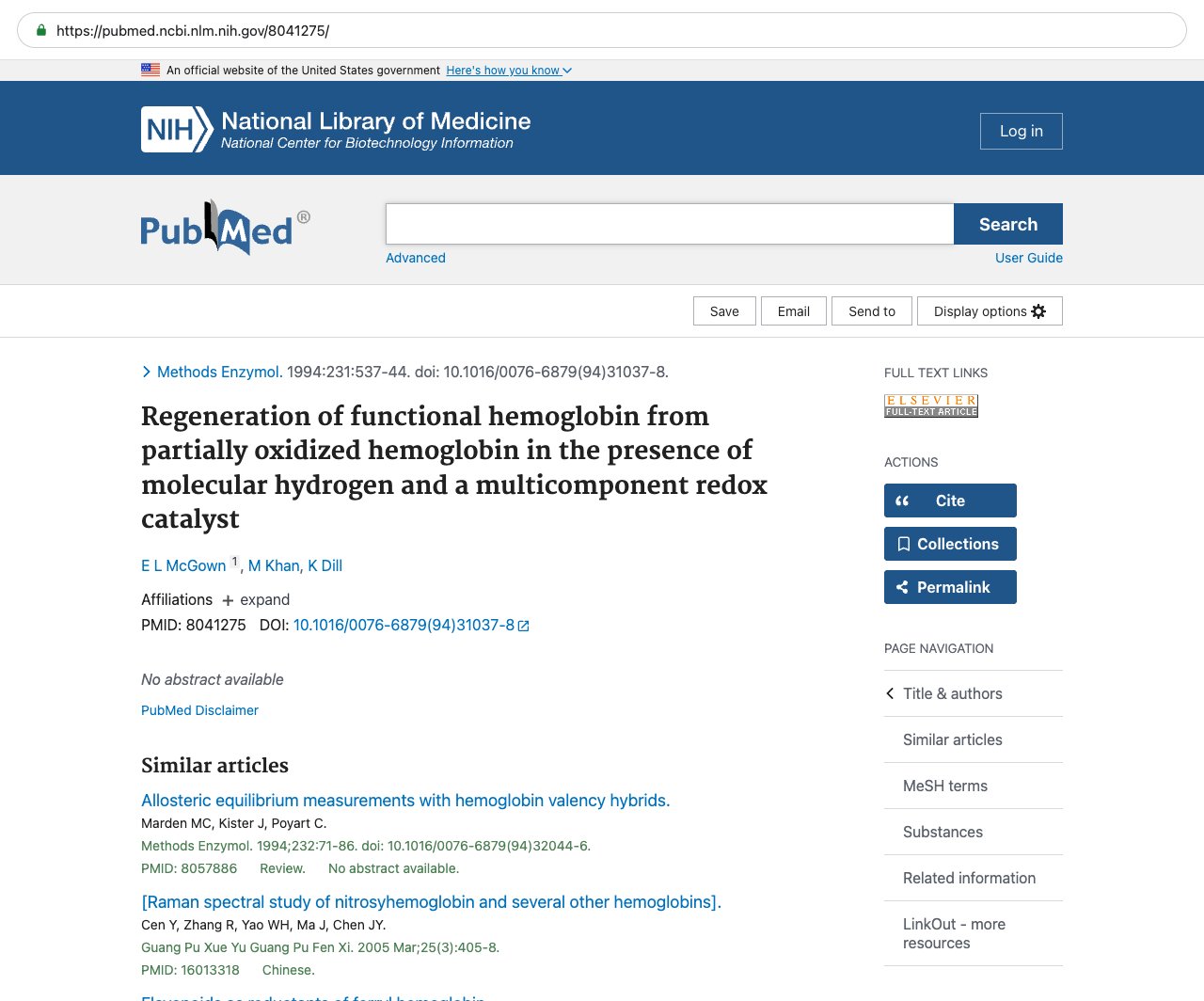 Screenshot — PubMed 8041275